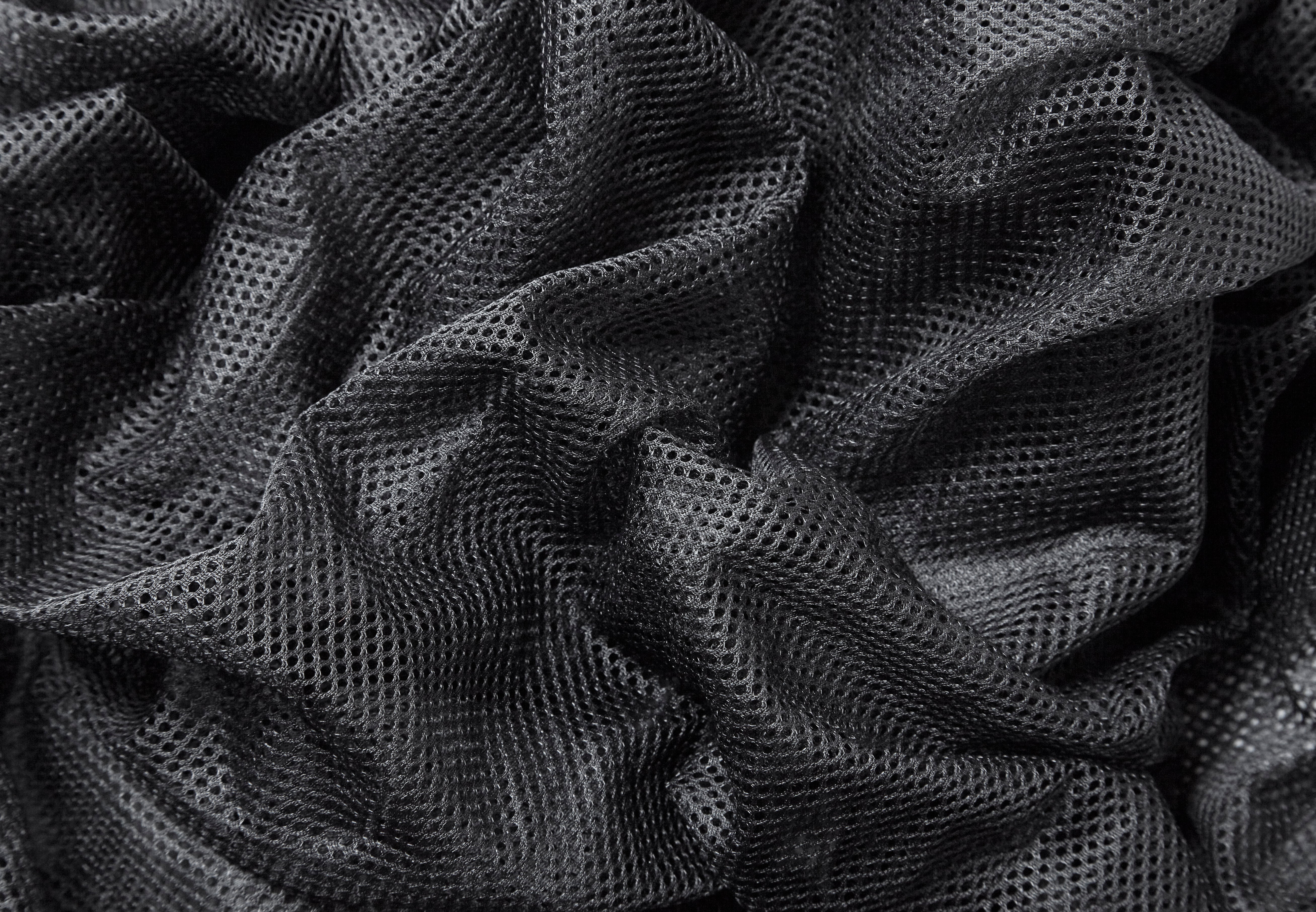 Grey Novelty Performance Mesh - Fabrics & Fabrics