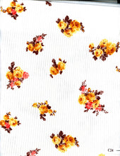 Load image into Gallery viewer, P2243-FL50645--Poly Span 4x2 Yummy Rib Flower Print