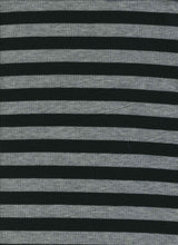 Load image into Gallery viewer, KNT-1838--2x1 Rayon Spandex Yarn Dye Rib Stripe