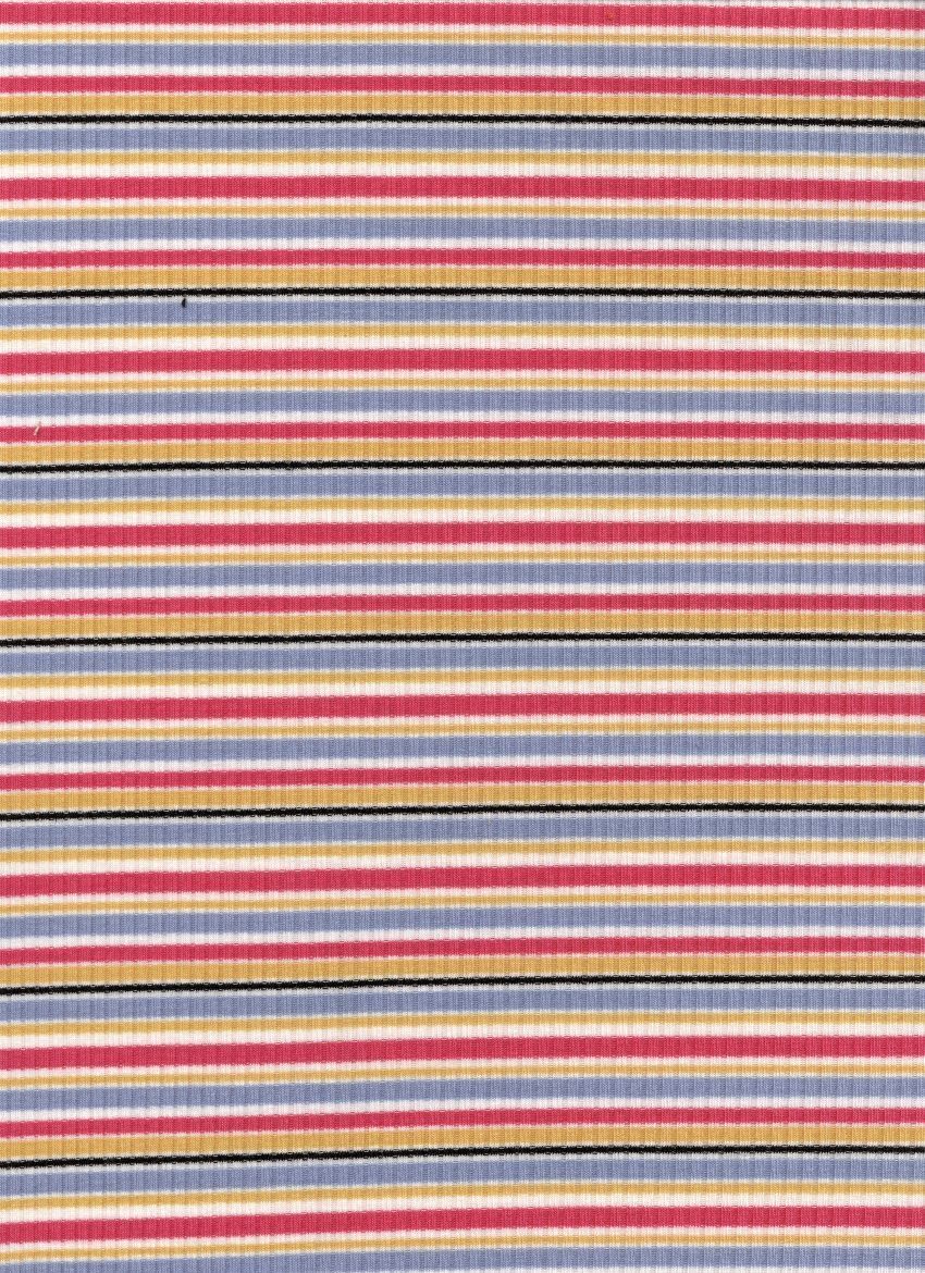 KNT-50204--4x2 Poly Rayon Spandex Yarn Dye Rib Stripe