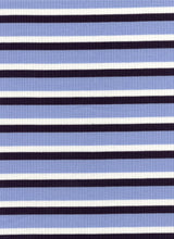 Load image into Gallery viewer, KNT-50206-4x2 Poly Rayon Spandex Yarn Dye Rib Stripe
