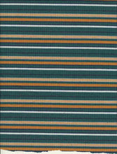 Load image into Gallery viewer, KNT-2212-4x2 Poly Rayon Spandex Yarn Dye Rib Stripe
