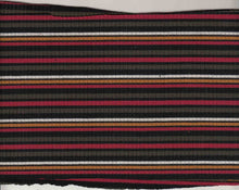 Load image into Gallery viewer, KNT-50160-4x2 Poly Rayon Spandex Yarn Dye Rib Stripe
