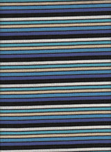 Load image into Gallery viewer, KNT-2200-50409-4x2 Poly Rayon Spandex Yarn Dye Rib Stripe
