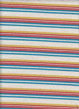 Load image into Gallery viewer, KNT-2200-50245-4x2 Poly Rayon Spandex Yarn Dye Rib Stripe
