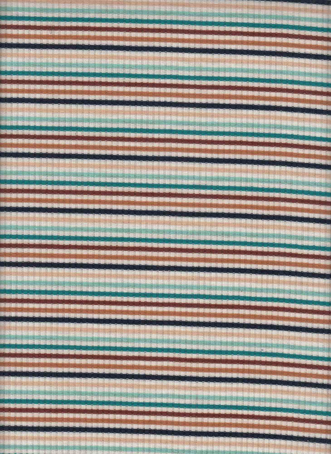 KNT-2200-50479-4x2 Poly Rayon Spandex Yarn Dye Rib Stripe