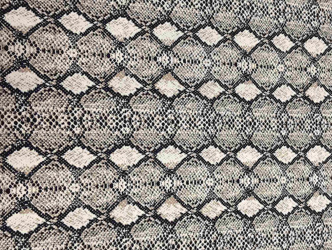 D2052-AN50485--DTY Brush Animal Snake Print