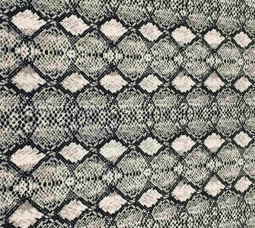 D2052-AN50485--DTY Brush Animal Snake Print