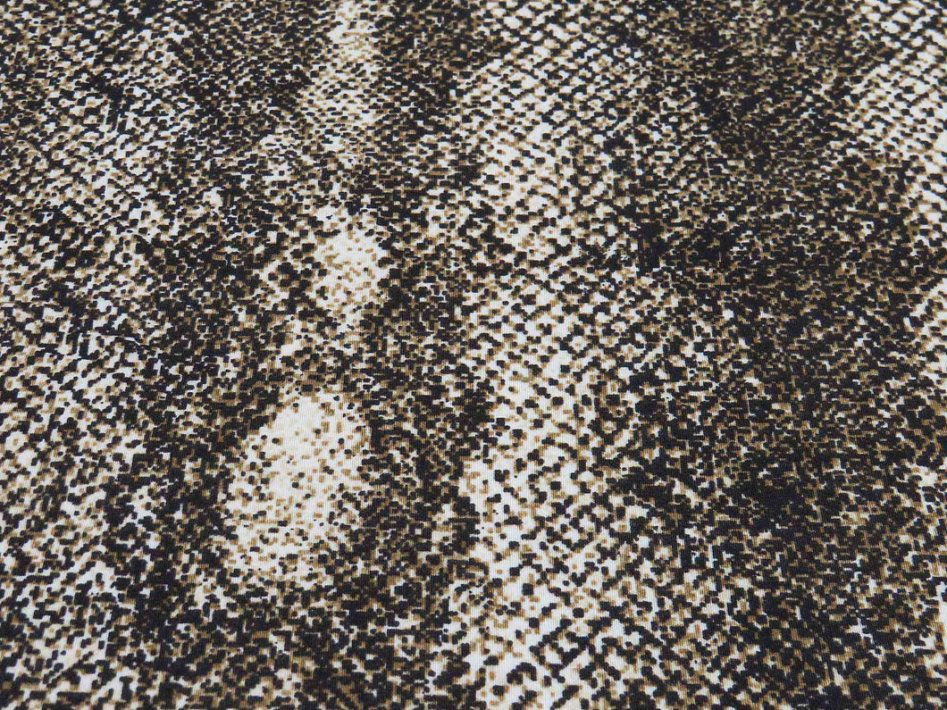 D2052-AN50483--DTY BRUSH ANIMAL SNAKE PRINT