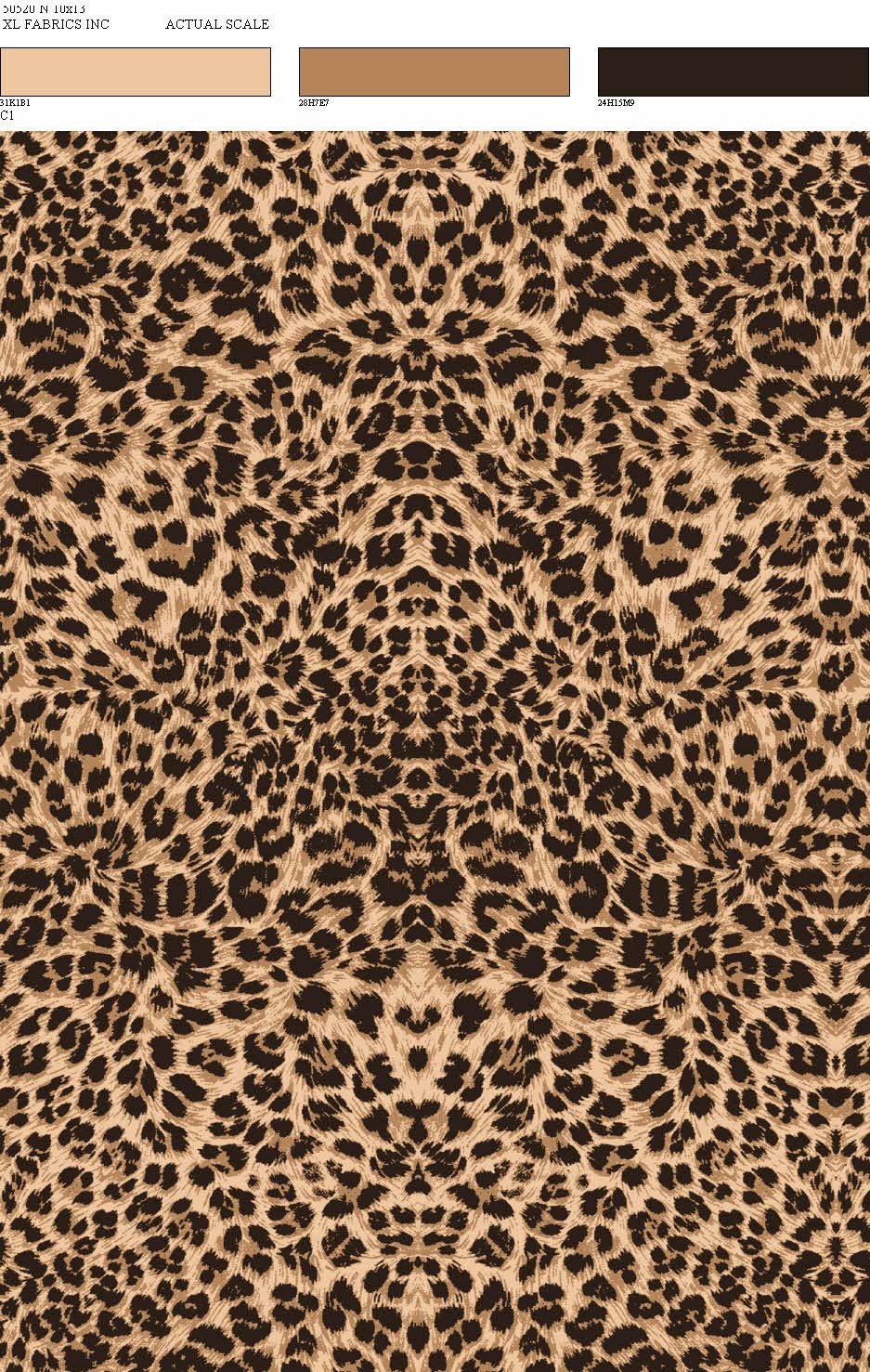 P2243-AN50520--Poly Span Yummy Rib Cheetah Print