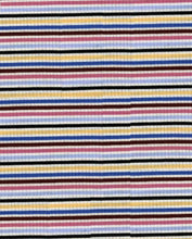 Load image into Gallery viewer, KNT-2500-50479-4x2 Poly Rayon Spandex Yarn Dye Rib Stripe
