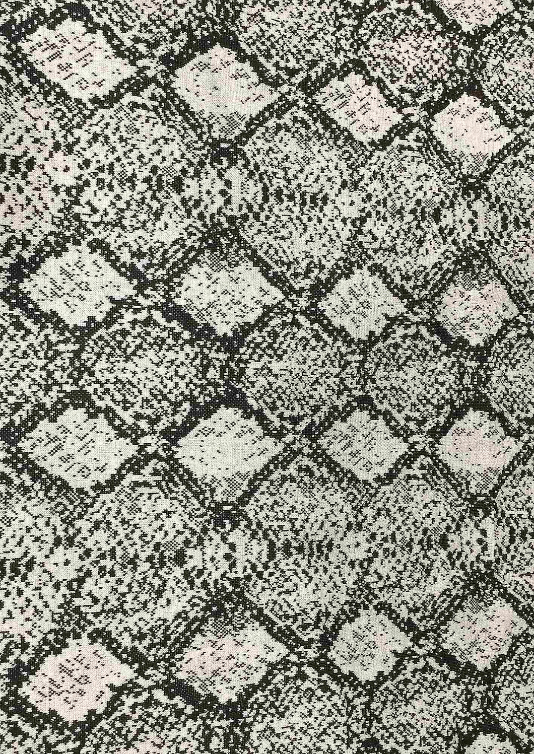 D1962-AN50485--Double Knit Jacquard Snake Knit