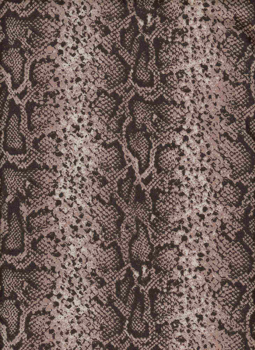 D2052-AN50660--DTY Brush Animal Snake Print