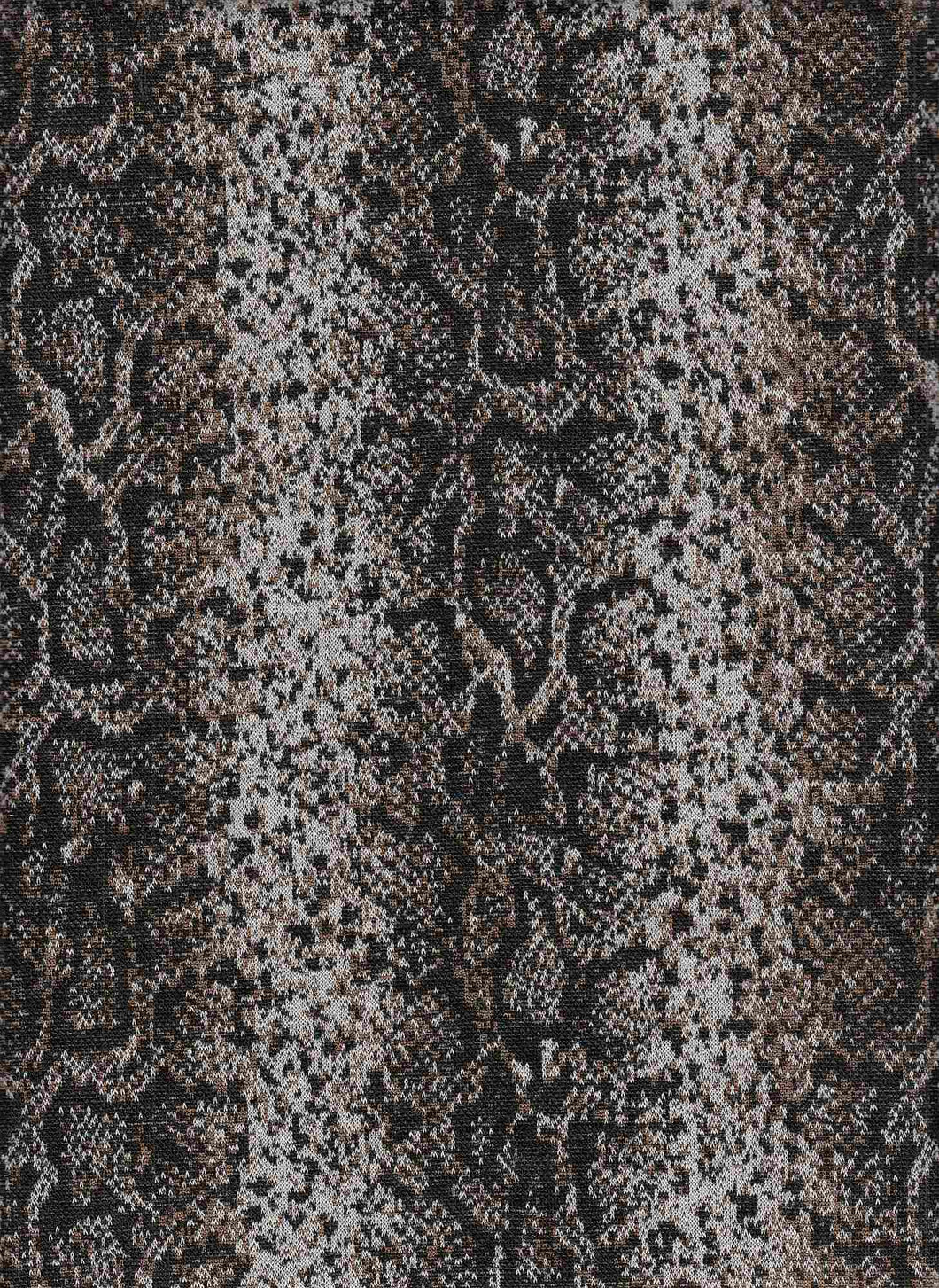 D11692-AN50660--Double Knit Jacquard Snake Knit