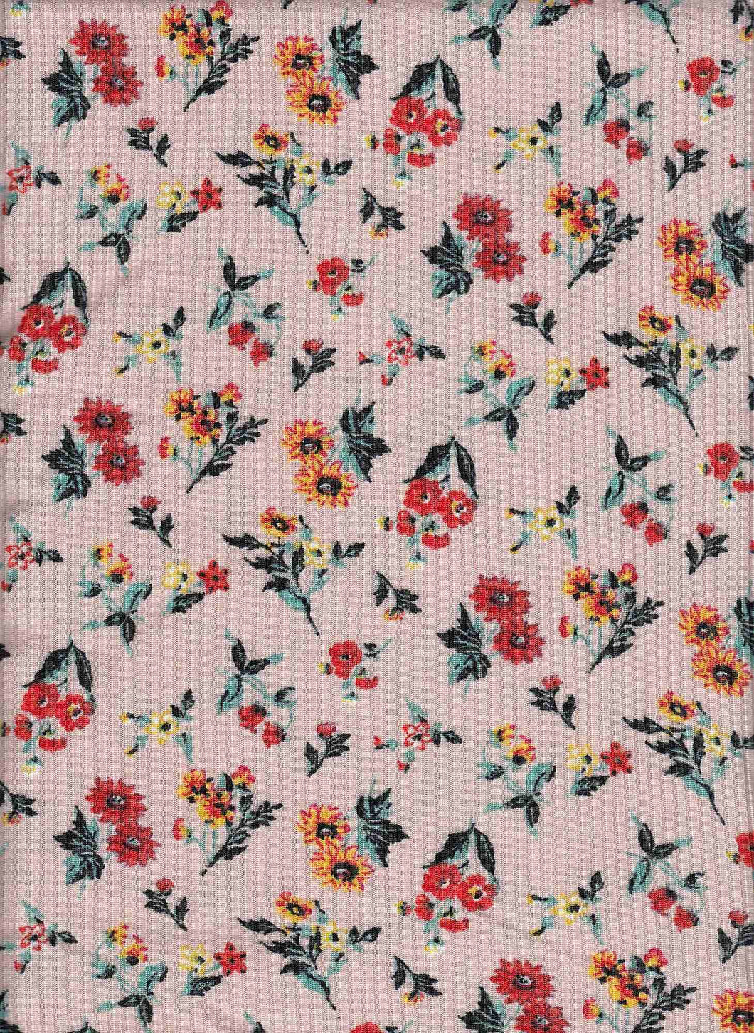 P2243-FL3577--Yummy Rib Flower Print