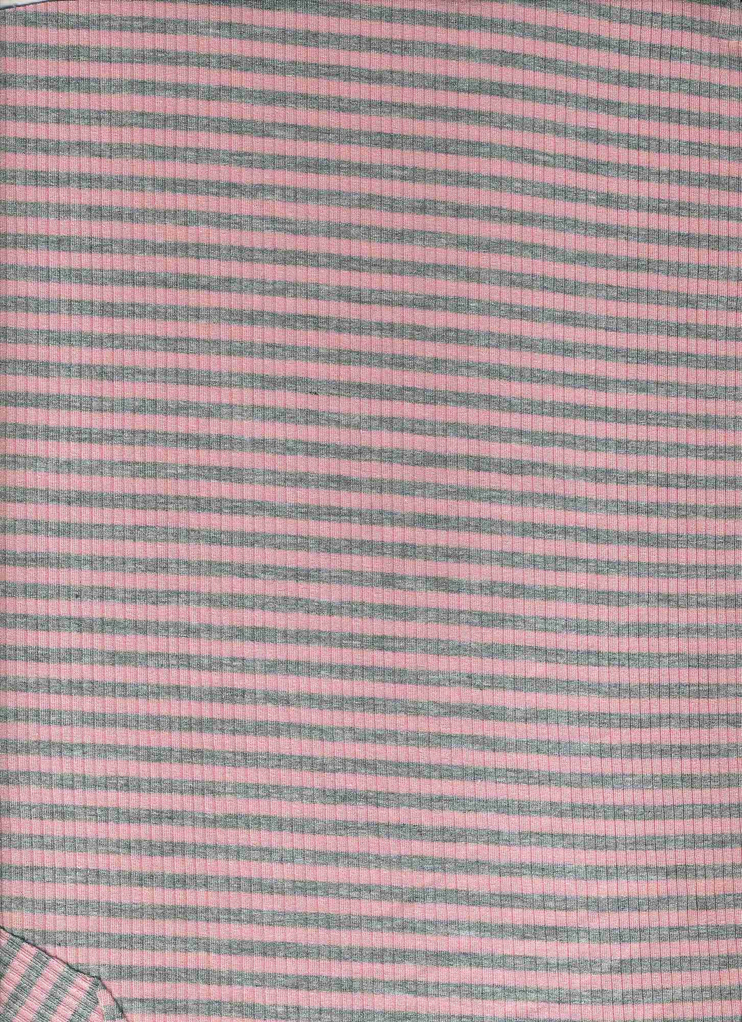 KNT-1948--4x2 Rayon Spandex Yarn Dye Rib Stripe