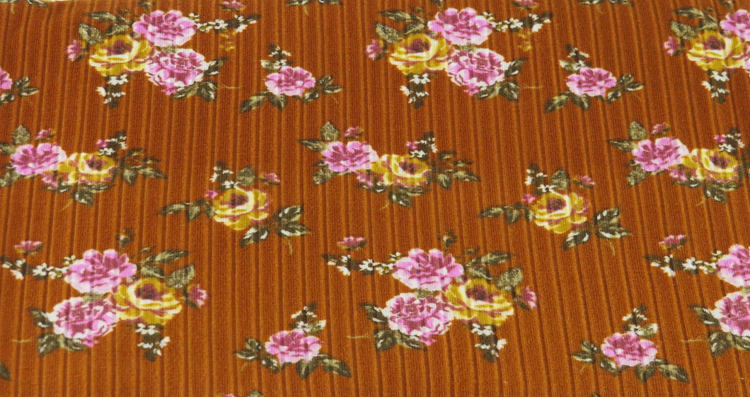 P3032-FL50747-Y--8x5 Yummy Rib Flower Print