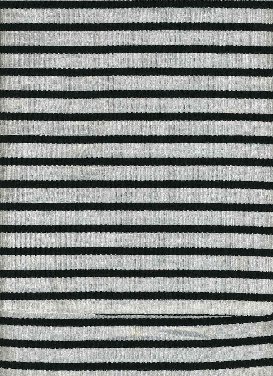 KNT-1946--4x2 Rayon Spandex Yarn Dye Rib Stripe