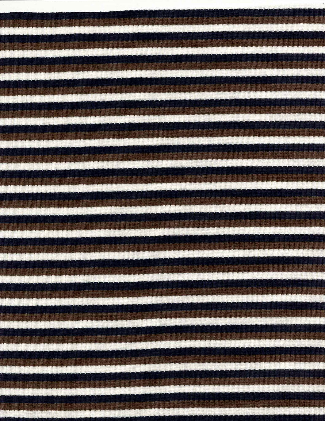 KNT-2053--4x2 Poly Rayon Spandex Yarn Dye Rib Stripe