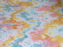 Load image into Gallery viewer, TD2376-1984 MAUVE/YELLOW TIE DYE FRENCH TERRY
