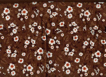 Load image into Gallery viewer, P2243-FL51472-Y C6 BROWN/RUST PRINTED RIB KNIT FLORAL
