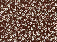 Load image into Gallery viewer, P2243-FL51483-Y C6 BROWN/IVORY PRINTED RIB KNIT FLORAL
