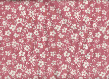 Load image into Gallery viewer, P2243-FL51483-Y C8 MAUVE/IVORY PRINTED RIB KNIT FLORAL
