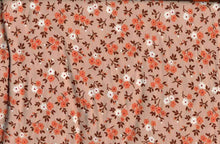 Load image into Gallery viewer, D2052-FL51476 C1 MAUVE/RUST BRUSH PRINT FLOWERS DTY

