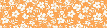 Load image into Gallery viewer, D2052-FL51483 C18 ORNGE/IVORY BRUSH PRINT FLOWERS DTY
