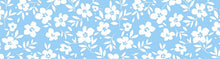 Load image into Gallery viewer, D2052-FL51483 C19 BLUE/IVORY BRUSH PRINT FLOWERS DTY
