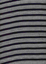 Load image into Gallery viewer, POP-2368 NAVY/IVORY WOVENS YARN DYE STRIPES

